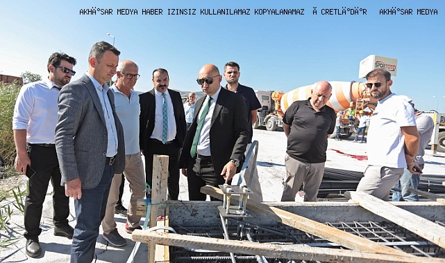 AKHİSAR BELEDİYESİ YENİ KAPALI SPOR SALONU’NUN TEMELİ ATILDI