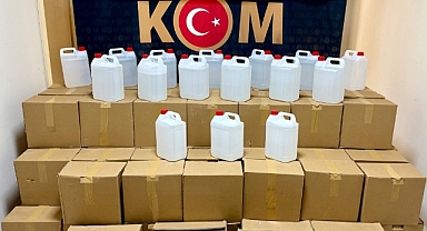 Akhisar’da 1.060 Litre Etil Alkol Ele Geçirildi