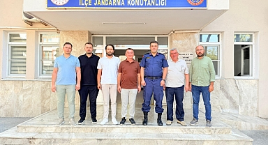 Akhisar Yörükler ve Türkmenler Derneği'nden Jandarma Komutanı Bayram’a Hayırlı Olsun Ziyareti