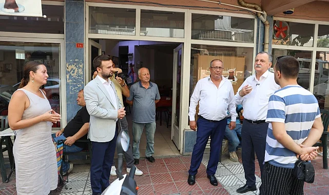 BAŞKAN BALABAN KARAKÖY'DE ESNAF ZİYARETİ YAPTI