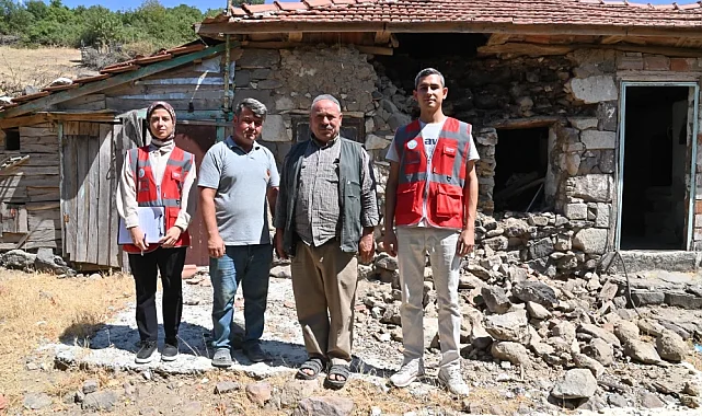 Büyükşehir'den Depremzedelere Destek: Kırkağaç'ta Hasar Tespiti Yapıldı