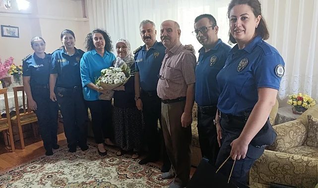 Emniyet Müdürü Fahri Aktaş'tan Emekli Polislerimize Vefa Ziyareti