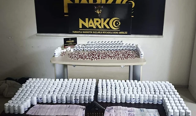 Manisa'da Uyuşturucu Operasyonu: 29 Bin Sentetik Ecza Ele Geçirildi