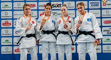 Manisalı Milli Judocu Sura Nil Karasu'dan Avrupa Kupası'nda Gümüş Madalya