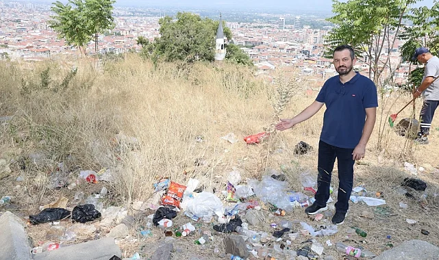 Spil Yolunda Temizlik Çöpe Gitti: Şehzadeler Belediyesi'nden Yangın Uyarısı