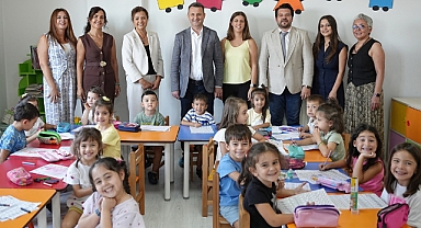 BAŞKAN KAYSERİLİ, KREŞLERDEKİ MİNİKLERLE BULUŞTU