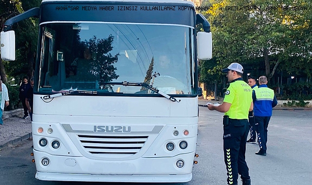 Büyükşehir’den Servis Araçlarına Sıkı Denetim