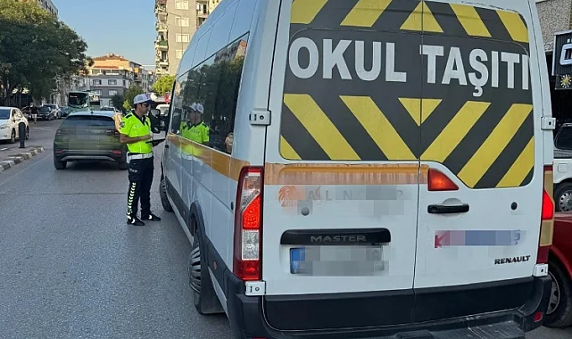 Manisa'da Okul Servislerine Sıkı Denetim: 12 Araç ve Sürücüye Ceza