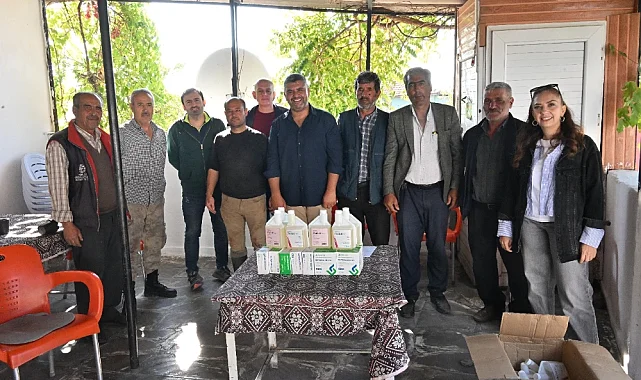 Büyükşehir'den Yuntdağı Üreticilerine KKKA'ya Karşı İlaç ve Eğitim Desteği