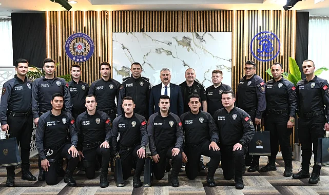 Emniyet Müdürü Aktaş'tan Çevik Kuvvet TOMA Ekibine Teşekkür