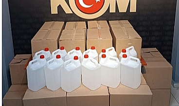 Kaçak Etil Alkol Operasyonu: 440 Litre Ele Geçirildi