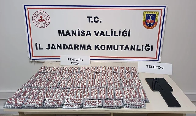 Manisa'da 2 Bin 671 Sentetik Ecza Ele Geçirildi: Bir Kişi Tutuklandı