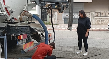 Maski ekipleri Yağmur öncesi Akhisar'da yoğun çalışma yaptı