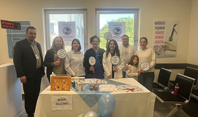 14 Kasım Dünya Diyabet Günü'nde Farkındalık Etkinliği Düzenlendi