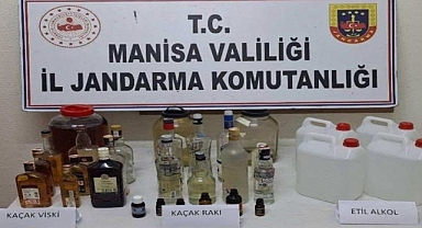 AKHİSAR’DA KAÇAK ALKOL VE TÜTÜN OPERASYONU:  