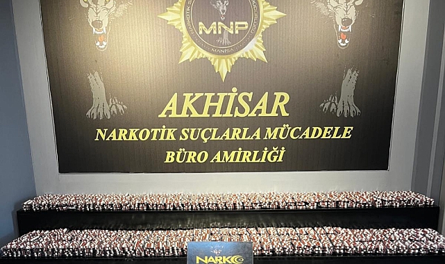 Akhisar’da Uyuşturucu Operasyonu: 28 Bin Adet Sentetik Ecza Ele Geçirildi