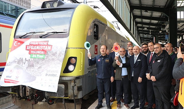 CANSUYU’NUN KATKIDA BULUNDUĞU YARDIM TRENİ YOLA ÇIKTI
