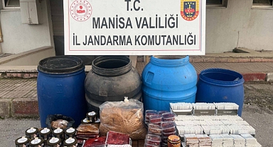 JANDARMADAN KAÇAK TÜTÜN VE SAHTE İÇKİ OPERASYONU!