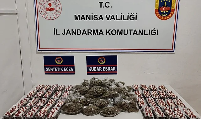 Manisa'da Uyuşturucu Operasyonu: 2 Bin 440 Sentetik Ecza Ele Geçirildi