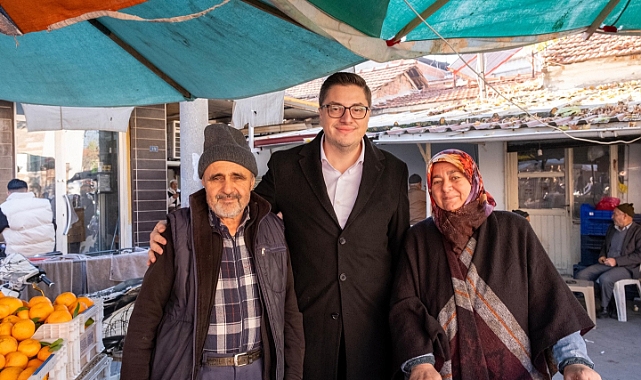 AK Parti İlçe Teşkilatından Merkez Çarşı ve Köylü Pazarı Ziyareti