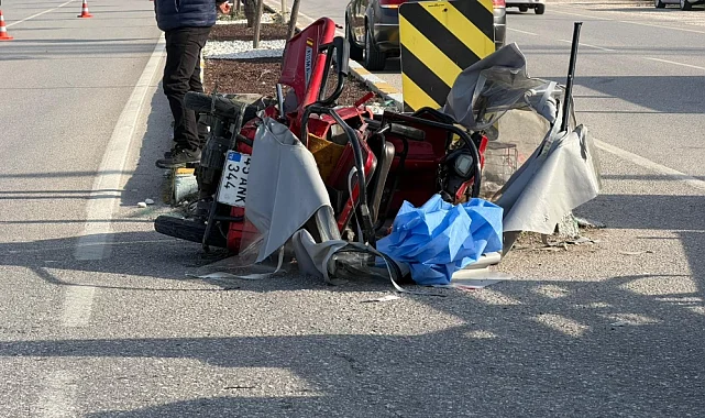 Akhisar'da elektrikli bisiklet kazasında 1 kişi öldü