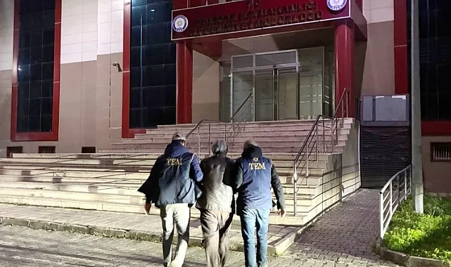 Akhisar'da FETÖ firarisi 6 yıl 10 ay ceza ile yakalandı