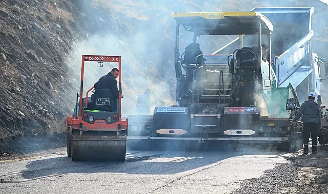 Eğnez maden yolunda söz tutuldu: Asfalt başlatıldı