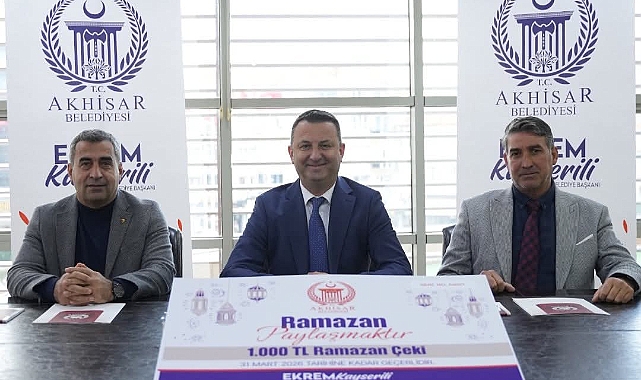Akhisar Belediyesi’nden Ramazan Ayında Çifte Destek 