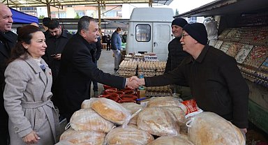 Başkan Balaban'dan Laleli Pazarı'na esnaf ziyareti