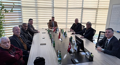 DOSTLAR MECLİSİ ORGANİZE SANAYİ BÖLGE BAŞKANINI ZİYARET ETTİ