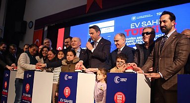 Manisa sosyal konut kura çekiminde 7 bin 459 hak sahibi