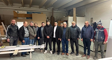 Ümit Kaya’dan Marangoz ve Mobilyacı Esnafına Yoğun Seçim Mesaisi