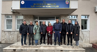 Akhisar Basınından İlçe Jandarma Komutanı Bayram’a Nezaket Ziyareti