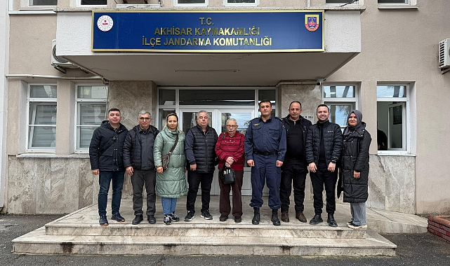 Akhisar Basınından İlçe Jandarma Komutanı Bayram’a Nezaket Ziyareti