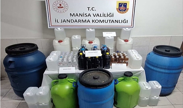 Akhisar’da Kaçak Alkole Geçit Yok: Yüzlerce Litre Sahte İçki Ele Geçirildi