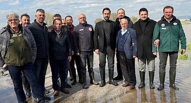 ARINÇ, SU TAŞKINLARINDAN ETKİLENEN TARIM ARAZİLERİNİ YERİNDE İNCELEDİ 