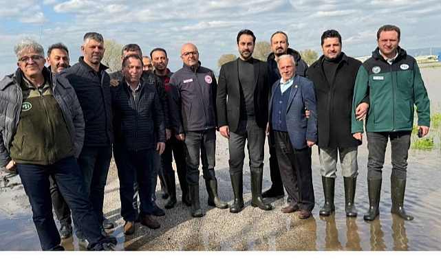 ARINÇ, SU TAŞKINLARINDAN ETKİLENEN TARIM ARAZİLERİNİ YERİNDE İNCELEDİ