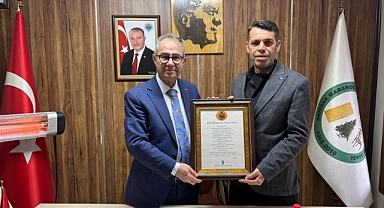 Başkan Hasan Geriter’den Ümit Kaya’ya Hayırlı Olsun Ziyareti