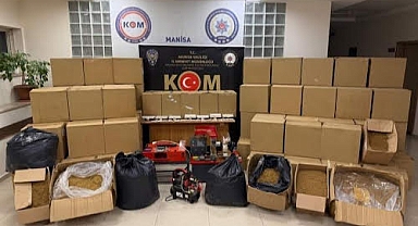  Kaçak Tütün ve Silah Operasyonu: 1 Milyon Makaron Ele Geçirildi