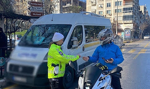 Manisa’da Motosiklet Denetimleri: 