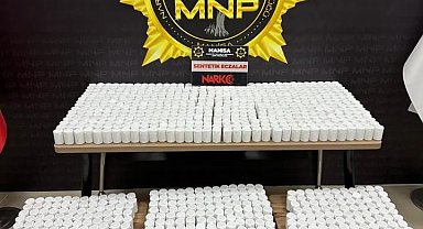 Manisa'da Dev Operasyon: On Binlerce Sentetik Hap Ele Geçirildi