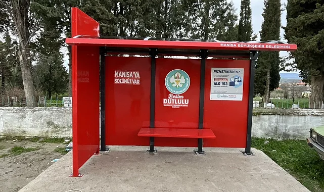 Manisa'da Toplu Taşıma Duraklarına Modern Dokunuş