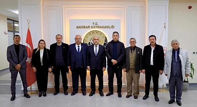 MHP İlçe Teşkilatından Kaymakam Mustafa Can'a ziyaret 