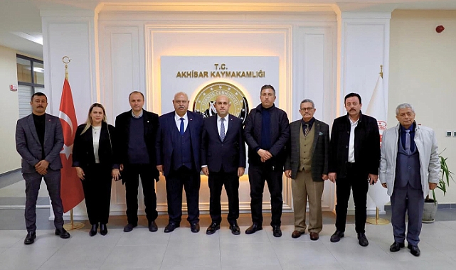 MHP İlçe Teşkilatından Kaymakam Mustafa Can'a ziyaret 