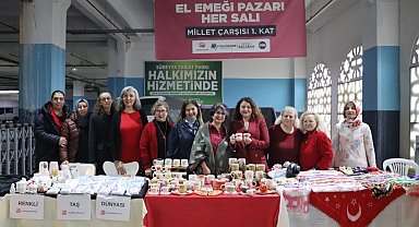 Yunusemre'de 14 Şubat temalı kadın emeği pazarı