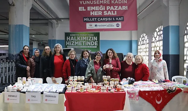 Yunusemre'de 14 Şubat temalı kadın emeği pazarı