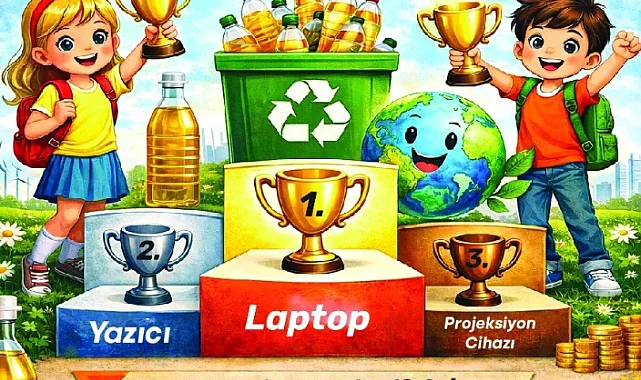 Yunusemre'den Ödüllü Atık Yağ Toplama Yarışması