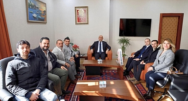 Akhisar Kahveciler Esnaf Odası’ndan Kaymakam Can’a Ziyaret