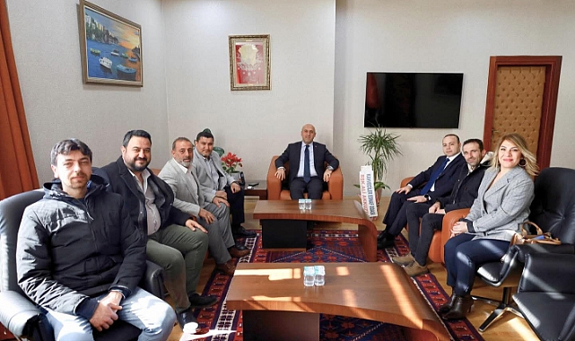 Akhisar Kahveciler Esnaf Odası’ndan Kaymakam Can’a Ziyaret