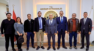 Akhisar OSB Yönetiminden Kaymakam Mustafa Can’a Ziyaret